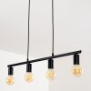 Maidford Hanglamp Zwart, 4-lichts