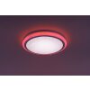 Leuchten-Direkt LUISA Plafondlamp LED Wit, 2-lichts, Afstandsbediening, Kleurwisselaar