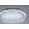 Leuchten-Direkt LUISA Plafondlamp LED Wit, 2-lichts, Afstandsbediening, Kleurwisselaar