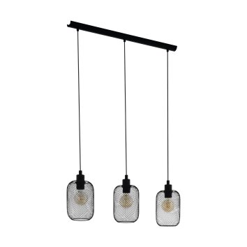 Eglo WRINGTON Hanger Zwart, 3-lichts
