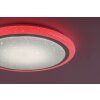 Leuchten-Direkt LUISA Plafondlamp LED Wit, 1-licht, Afstandsbediening, Kleurwisselaar