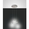 Fabas Luce Desus Hanglamp LED Nikkel mat, 3-lichts
