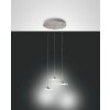 Fabas Luce Desus Hanglamp LED Nikkel mat, 3-lichts