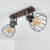 Bitterroot Plafondlamp Bruin, Hout donker, 2-lichts
