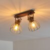 Bitterroot Plafondlamp Bruin, Hout donker, 2-lichts