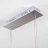 Lourdes Hanglamp LED Chroom, Nikkel mat, 7-lichts