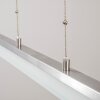 Lourdes Hanglamp LED Chroom, Nikkel mat, 7-lichts