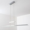 Lourdes Hanglamp LED Chroom, Nikkel mat, 7-lichts
