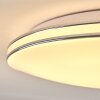 Genthin Plafondlamp LED Wit, 1-licht