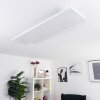 Bankura Plafondlamp LED Wit, 1-licht, Afstandsbediening