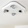 Granada Plafond spot LED Wit, 4-lichts