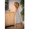 Lucide ALVARO Staande lamp Zwart, 1-licht
