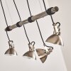 Medolden Hanglamp Bruin, Nikkel mat, 4-lichts