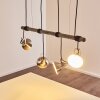 Medolden Hanglamp Bruin, Nikkel mat, 4-lichts