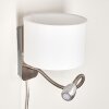Wiby Muurlamp LED Nikkel mat, 2-lichts