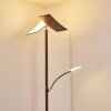 Lasona Staande lamp LED Bruin, Zilver, 2-lichts