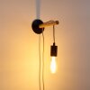 Okseoer Wandlamp lichtbruin, Zwart, 1-licht