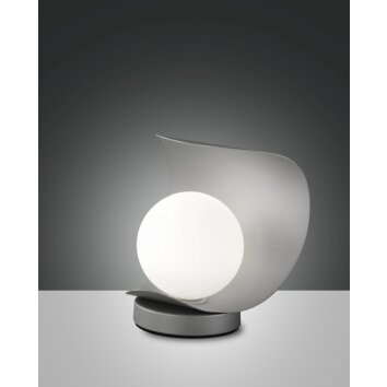 Fabas Luce Adria Tafellamp LED Zilver, 1-licht