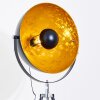 Saturn Staande lamp Chroom, Zwart, 1-licht