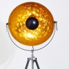 Saturn Staande lamp Chroom, Zwart, 1-licht