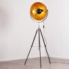 Saturn Staande lamp Chroom, Zwart, 1-licht