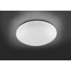 Leuchten-Direkt SKYLER Plafondlamp LED Wit, 1-licht, Afstandsbediening, Kleurwisselaar