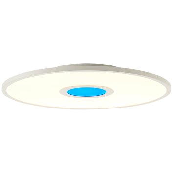 Brilliant Odella Opbouwpaneel LED Wit, 1-licht, Afstandsbediening, Kleurwisselaar