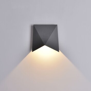 Mantra TRIAX Buiten muurverlichting LED Grijs, 1-licht