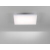 Leuchten-Direkt CANVAS Plafondlamp LED Wit, 1-licht, Afstandsbediening