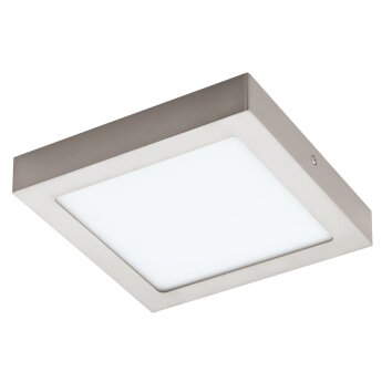 Eglo FUEVA-C Plafondlamp LED Nikkel mat, 1-licht, Kleurwisselaar