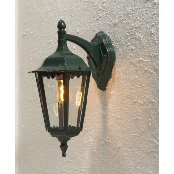 Konstsmide Firenze Muurlamp Groen, 1-licht