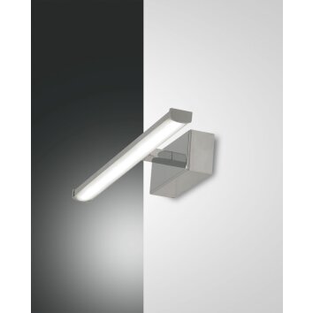 Fabas Luce Nala Muurlamp LED Chroom, 1-licht