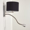 Wiby Muurlamp LED Nikkel mat, 2-lichts