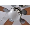 Globo AZURA Ventilator Nikkel mat, 1-licht