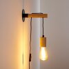 Frio Wandlamp Bruin, Zwart, 1-licht
