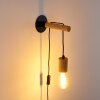 Frio Wandlamp Bruin, Zwart, 1-licht