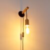 Frio Wandlamp Bruin, Zwart, 1-licht