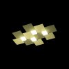 Grossmann CREO Plafondlamp LED Messing, 4-lichts