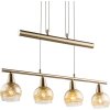 Globo Isla Hanger LED Brons, 4-lichts