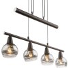 Globo Isla Hanger LED Brons, 4-lichts