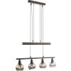 Globo Isla Hanger LED Brons, 4-lichts