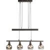 Globo Isla Hanger LED Brons, 4-lichts