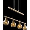 Globo Isla Hanger LED Brons, 4-lichts