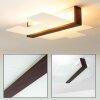 Lovikka Plafondlamp Hout donker, 2-lichts