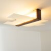 Lovikka Plafondlamp Hout donker, 2-lichts