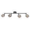 Globo OHIO Plafond straler LED Grijs, 4-lichts