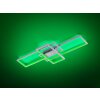 Trio THIAGO Plafondlamp LED Nikkel mat, 1-licht, Afstandsbediening, Kleurwisselaar