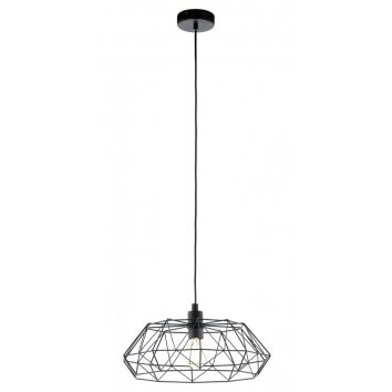 Eglo CARLTON 2 Hanglamp Zwart, 1-licht