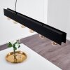 Fria Hanglamp Zwart, 6-lichts