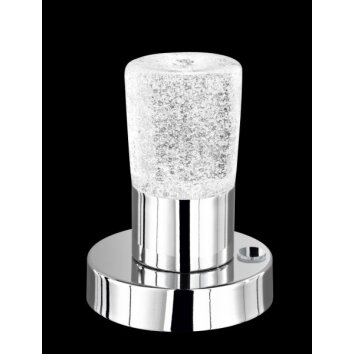 Trio CRISTO Tafellamp LED Chroom, 1-licht